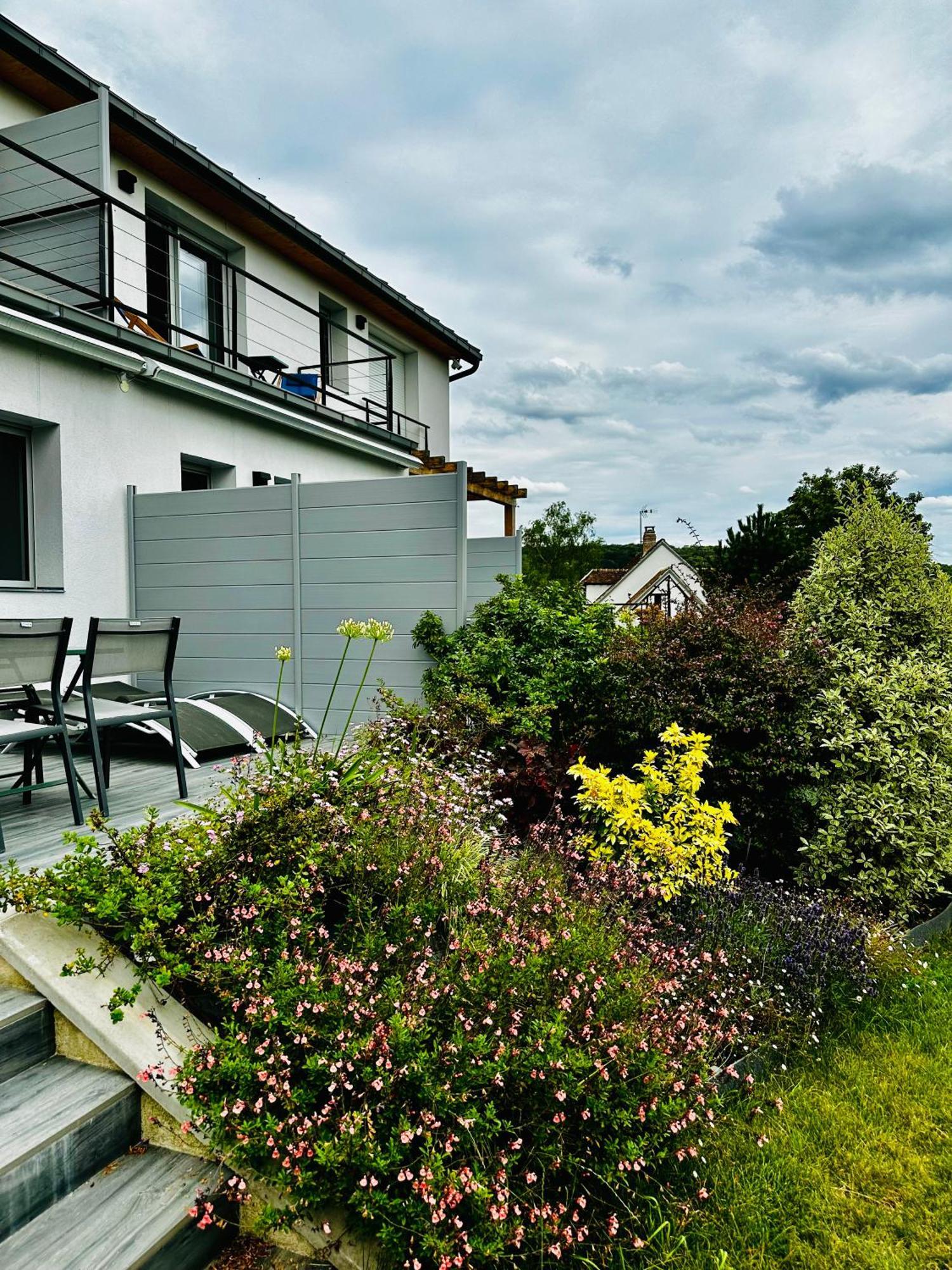 La Villa Perchee Calme, Sauna, Parking Prive Saint-Prix  Экстерьер фото